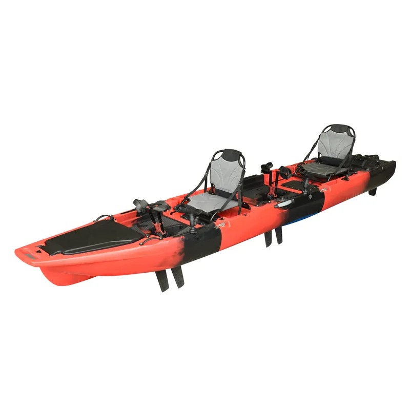 Hot Sale 14FT 2-Person Double  - Fishing Kayak Pedal Drive recension och pris
