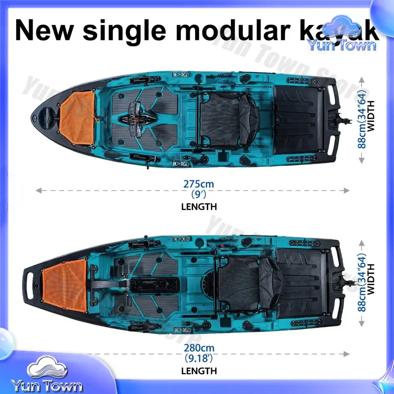 Modular Kayak 9.5ft Sit On Top - Fishing Kayak Pedal Drive recension och pris